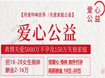 美溪捐卵助孕生子 爱心志愿者招募